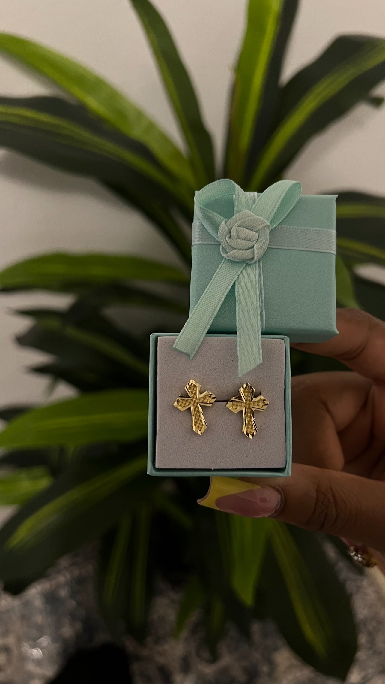 cross earrings