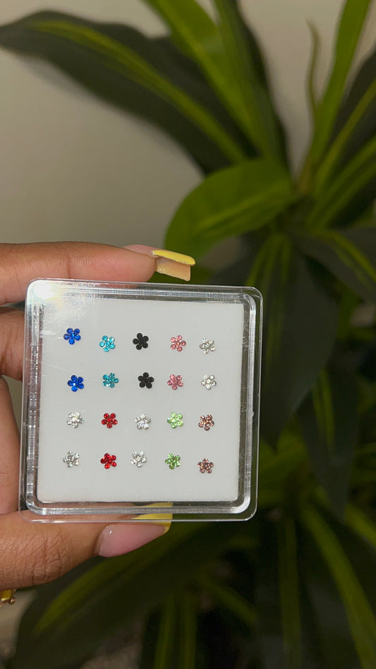 flower nose stud