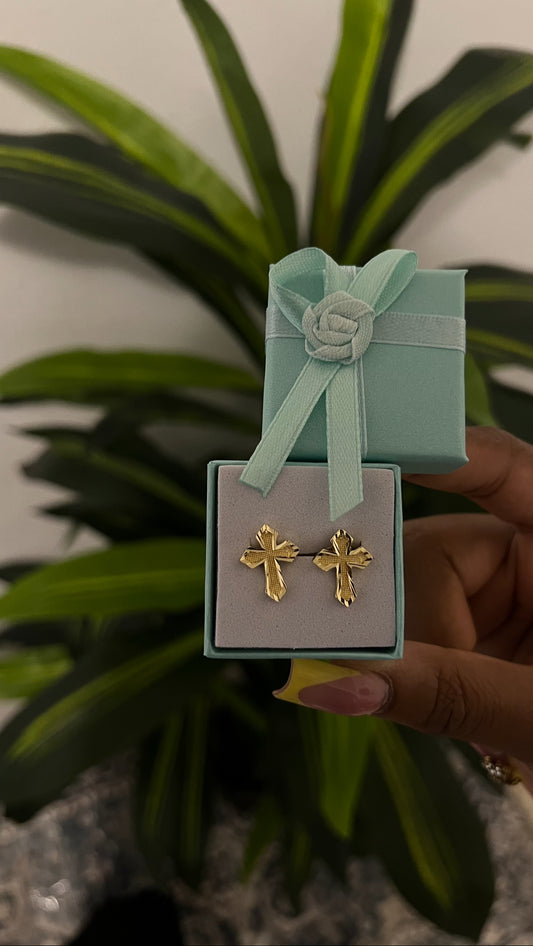 cross earrings