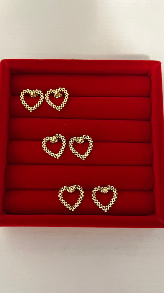 Heart rx earrings