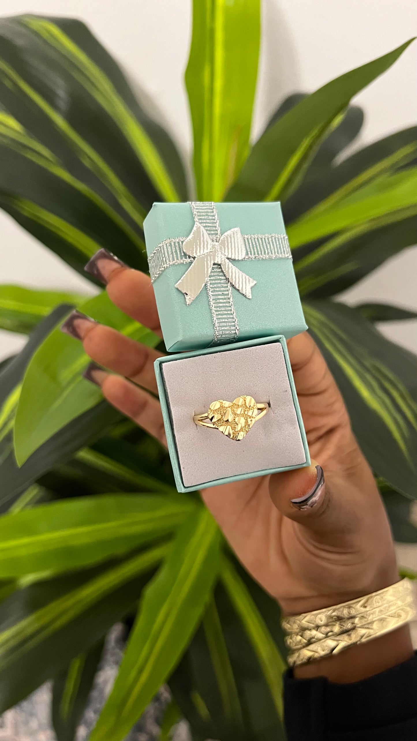 Heart Nugget ring